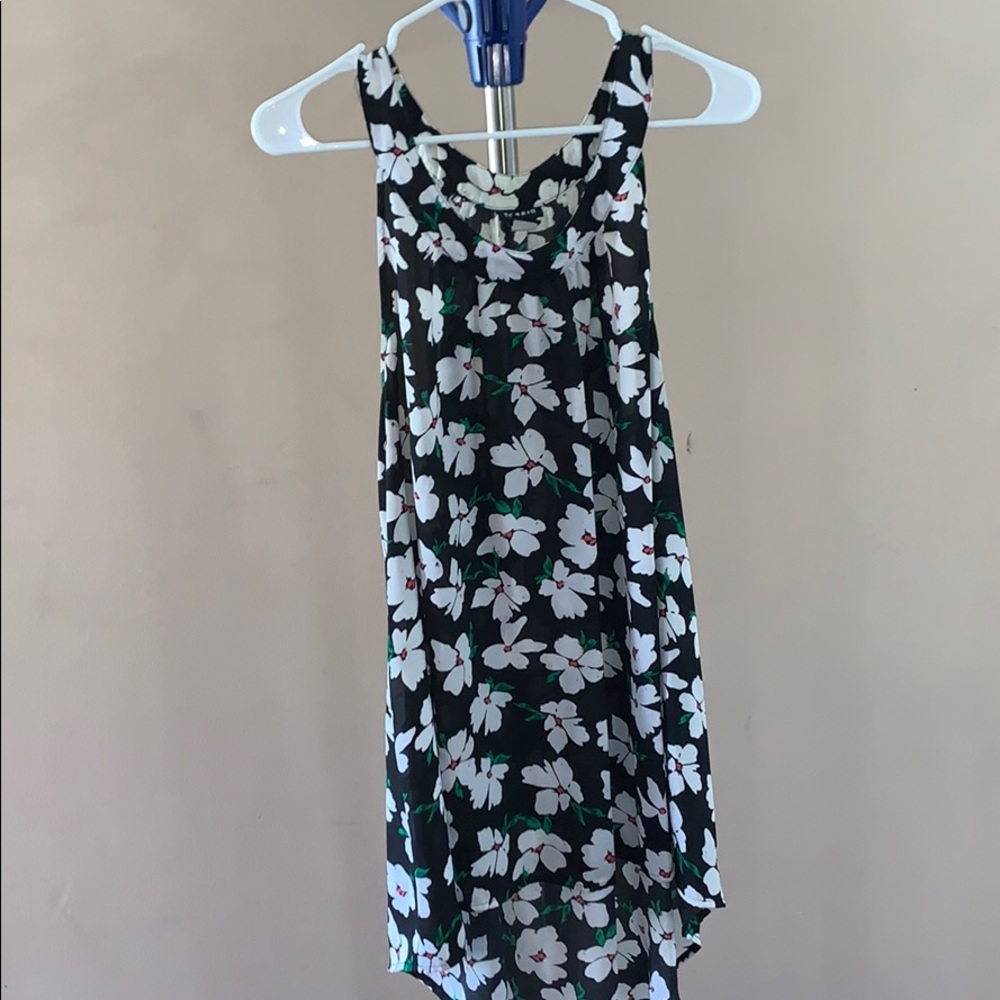 Torrid Floral Hi Lo Halter Top